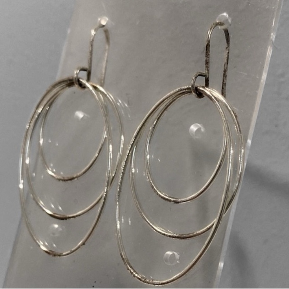Elegant Silver Hoop Earrings
